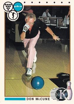 1990 Collect-A-Card Kingpins #93 Don McCune Front